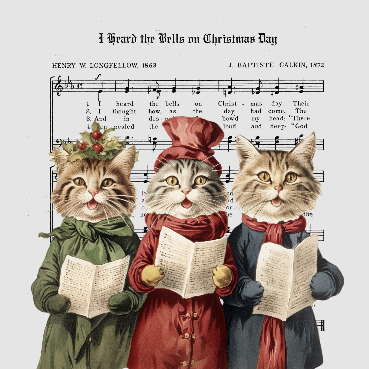 caroling cats